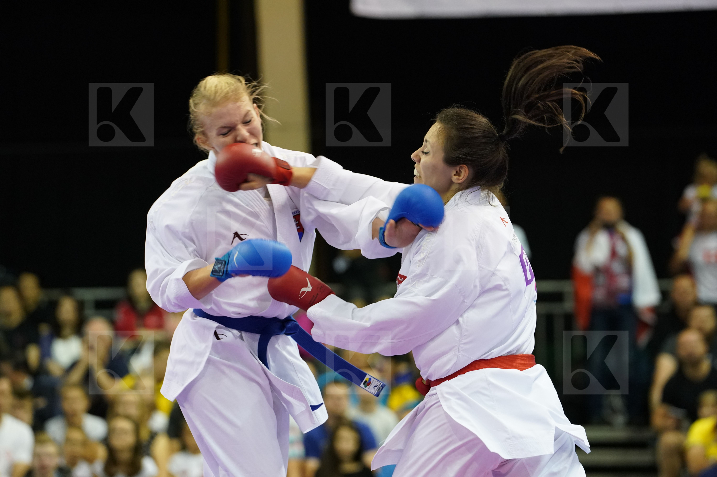 Female Kumite -61kg Gradowska Justyna Poland Slovakia Suchankova Ingrida